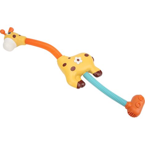 Pommeau de douche électrique pour bébé, jouet de bain girafe avec jet d'eau, jeu d'eau pour bébé (1/5)