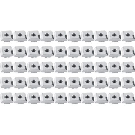 Vernickelte Gleitmutter aus Kohlenstoffstahl für Aluminiumprofile, EU30 M5 Zubehör (1/5)
