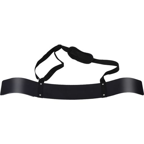 Barre de musculation robuste noire pour les bras, accessoire de fitness (1/5)