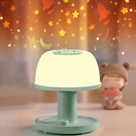 Filiyano – lampe de chevet LED – Veilleuse pour tout-petits, lampe de chevet LED à intensité variable avec projecteur d'étoiles (1/5)