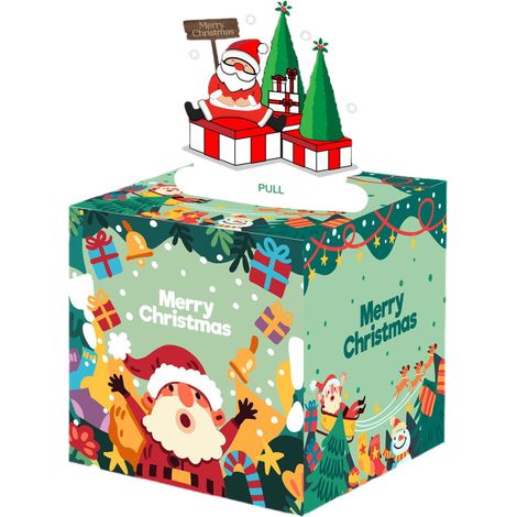 Boîte À Argent De Noël - Boîte À Cadeau En Carton Avec Support Pour Carte - Pour Enfants Et Adultes - 1 Pièce (1/5)