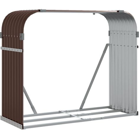 Maison Exclusive - Portaceppi Marrone 120x45x100 cm in Acciaio Zincato