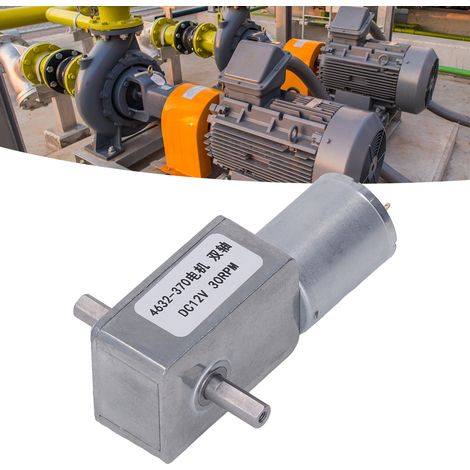 4632-370 Doppelwellen-Schneckengetriebe-Gleichstrommotor, 30 U/min (1/5)