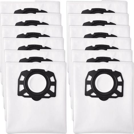 15 bolsas para aspiradora Karcher WD4 WD5 WD6 MV4 MV5 MV6 KFI 487 2.863-006.0 (1/5)