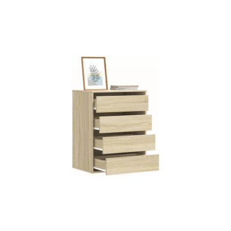 Commode d'angle chêne sonoma 60x41x76 bois d'ingénierie (1/5)
