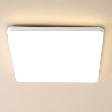 Comely LED ceiling light, white square plastic, 30cm 48W 4500K, 5400lm, living room bedroom (1/4)