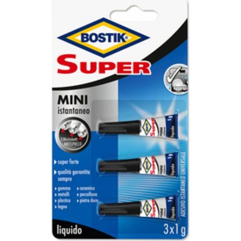 BOSTIK SUPER MINI ISTANTANEO 3X1 G BLISTER
