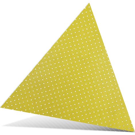 MENZER Ultrapad Disques abrasifs auto-agrippants, 290 x 250 mm, p. Ponceuses à plâtre, Corindon supérieur blanc (Lot de 10) G100 (1/5)
