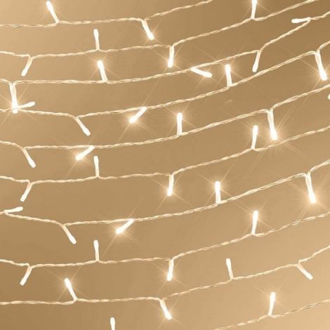 10M Guirlande Lumineuse Intérieure à Pile LED - IP44 Étanche pour Décoration de Noël Chambre à Coucher (80LED) (1/4)