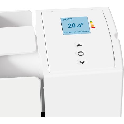 Thermor – Radiateur à inertie fluide horizontal 1500W – Détection automatique – Blanc – Confort thermique optimal (1/3)
