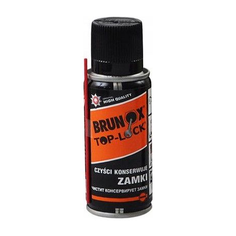 Spray serrure Brunox top-lock anti-corrosif -55 à -52 °C (1/2)