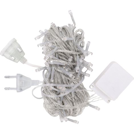 Guirlande LED 100 LEDs Rose 10m Étanche IP44 Lumière Féerique Rideau Lumineux Décoration Extérieure Intérieure Fête Camping (1/5)