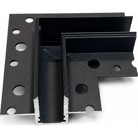 Unión 90 Grados Horizontal Para Carril Magnético De