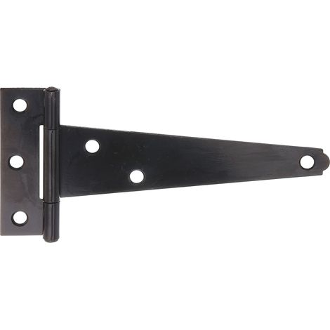 Charnières de malle robustes en acier laqué noir – 125 mm – set de 25 pièces avec goupille rivetée pour assemblages solides – Marque Alberts (1/2)