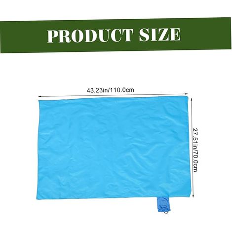 Faltbare Picknickdecke aus Nylon, Strandmarkise, faltbare Picknick- und Campingmatte
