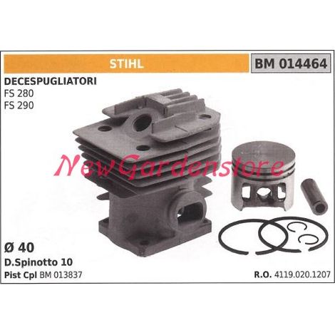 Cilindro pistone segmenti STIHL motore decespugliatore FS 280 290 014464