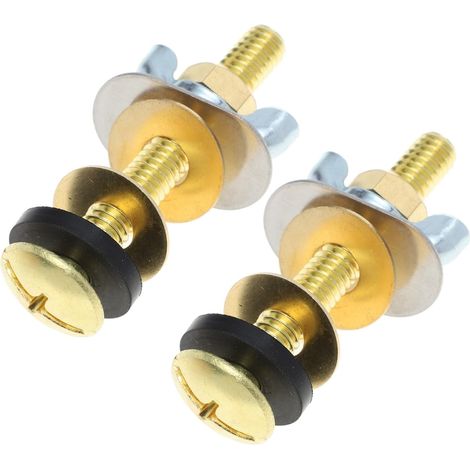 Lot De 2 Boulons De Fixation Inox Pour Abattant Toilette (1/5)