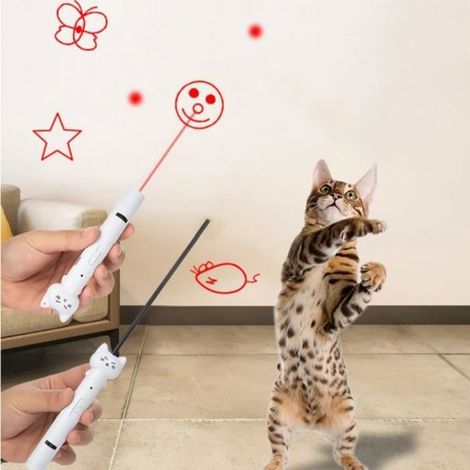 Jouets à détection intelligente automatique serpent, interactifs électriques jeux pour enfants chats chiens animaux de compagnie (1/3)