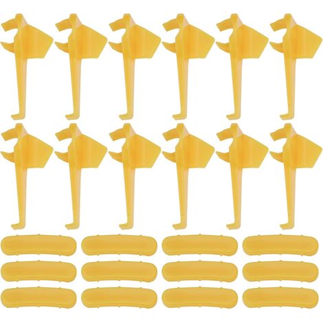 12 Protecteurs de Lot de Changeur de Pneus de Voiture Support de Machine de Changement de Pneus Tête de Canard Protection de Jante de Roue pour Outils de Réparation de Pneus Et de Roues (1/5)