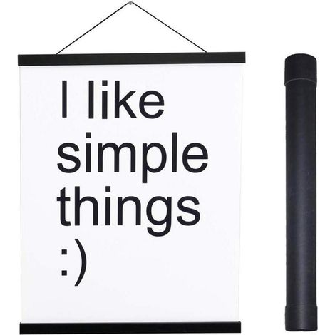 Posterleiste Posterschiene A3 Magnetisch Holz Schwarz 30L x 1.8B cm (1/5)