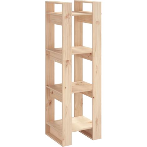 Maison Exclusive - Bücherregal/Raumteiler 41x35x125 cm Massivholz