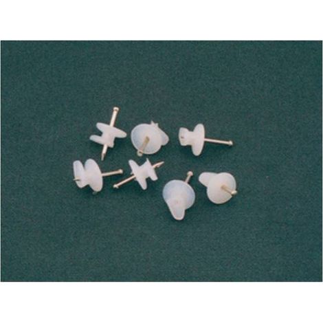 10 x SC GANCIO P/QUADRO NYLON A 1 PUNTA 20 PZ