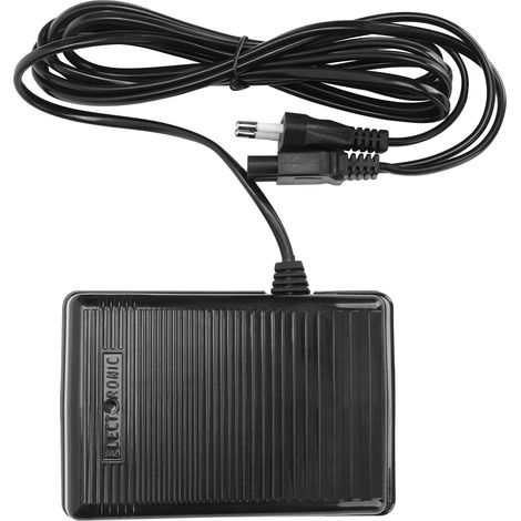 Pédale de commande ronde 3 broches avec câble secteur pour machine à coudre - Compatible 220V EU (1/5)