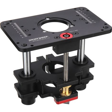 ENJOYWOOD GD7 PRO elevador de enrutador de carpintería 65mm/69mm para elevador de mesa de enrutador con placa de enrutador carpintería de precisión (1/5)