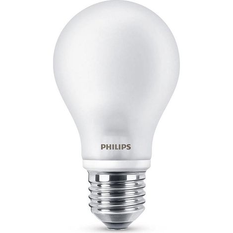 PHILIPS LED Classic 60W Standard E27 Blanc Chaud Depolie Non Dimmable (1/10)