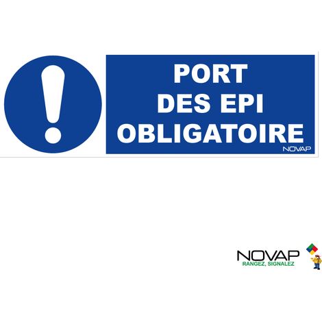 Panneau Port des EPI obligatoire - Rigide 450x150mm - 4060996