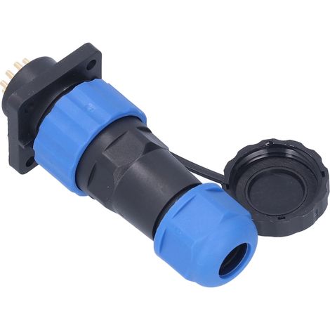 Connecteur étanche SP2012 pour soudage, prise aviation 250V 5A, applications industrielles robustes.