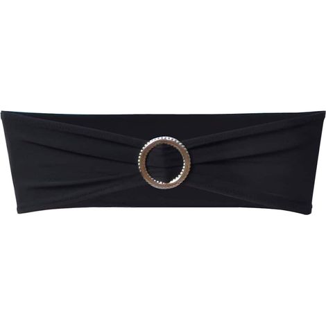 Maison Exclusive - Moño decorativo elástico para sillas con hebil (1/5)