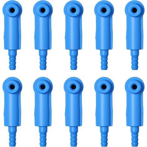 10 pièces, kit de purge de freins universel. Adaptateur polyvalent pour pompe de purge, compatible voitures, camions et tous véhicules. (1/5)