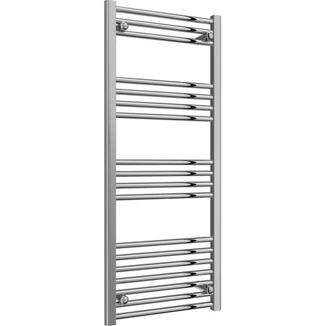Reina Capo Straight Heated Towel Rail 1200mm H x 500mm W Chrome