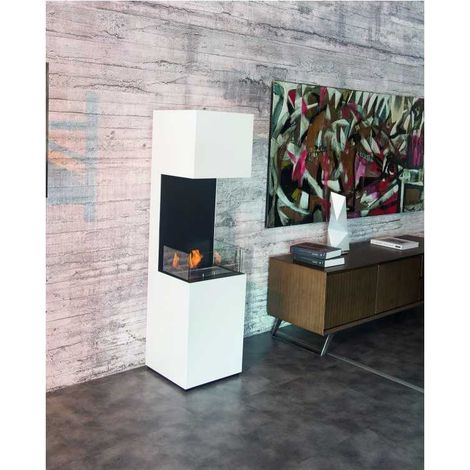 Biochimenea de suelo Livigno 2500W Blanco Tecno Air System (1/3)