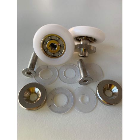 Coppia cuscinetti per box doccia ZEPHYROS 2012 2A Novellini R07ELYA1-TR | rotelle