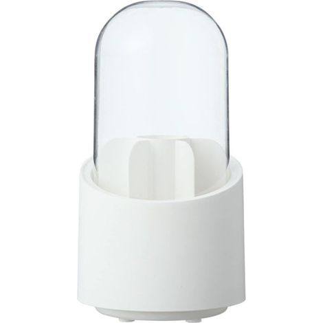 Boîte de rangement pour pinceaux cosmétiques, porte-stylos rotatifs pour étudiants, papeterie, blanc, support de brosse à cheveux pour salle de bain, organisateur de maquillage, support de