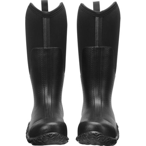 Bottes en caoutchouc à embout d'acier pour homme, imperméables, antidérapantes, légères et résistantes, idéales pour chantier, agriculture et pêche, pointure 44 EU. (1/5)