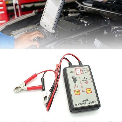 Testeur d'injecteurs de carburant EM276 pour voiture - Analyseur de système d'injection de carburant - Outil de diagnostic (1/4)