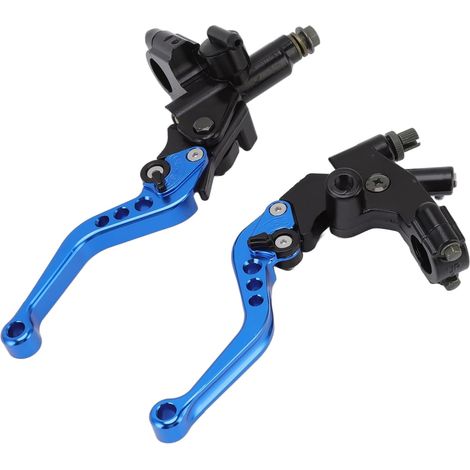 Levier de Pompe d'embrayage de Frein de Moto, Leviers de Poignée de Frein d'embrayage Levier 'embrayage de de Moto avec Réservoir de Cylindre Hydraulique en Alliage 'aluminium pour Motos (1/4)