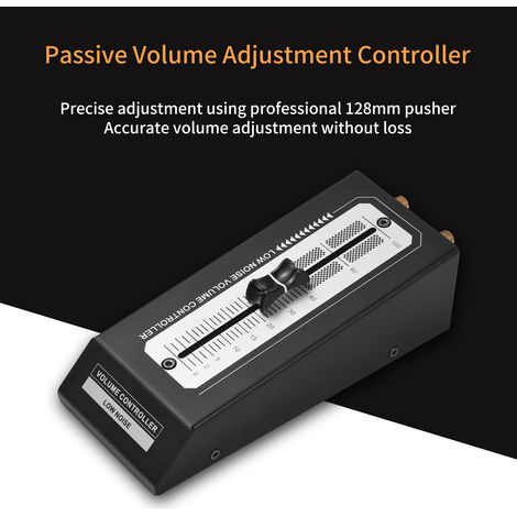 Contrôleur de volume miniature à faible bruit, dispositif de réglage du volume, préamplificateur passif, contrôleur de volume pour haut-parleur actif sans alimentation externe et interface de sortie s (1/2)