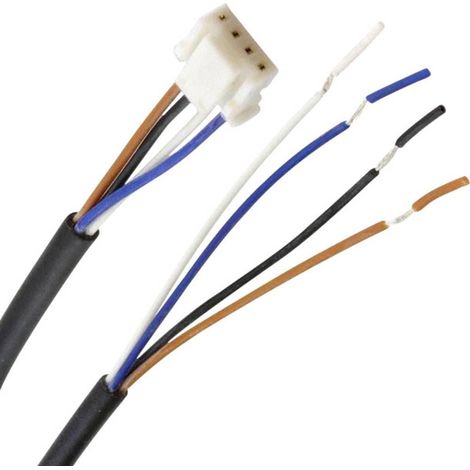 Panasonic CN14AC1 cable eléctrico negro 1 metro 4 hilos