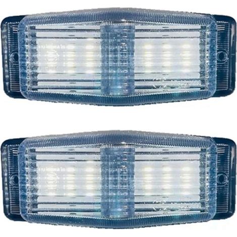 Lot de 2 feux de gabarit à LED pour camion, feu de position avant à double brûleur pour camion, feu de calandre A (1/4)
