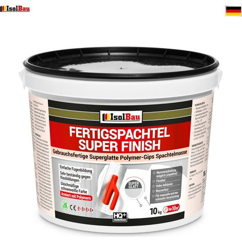 IsolBau Fertigspachtelmasse Super Finish 10 kg (1/2)