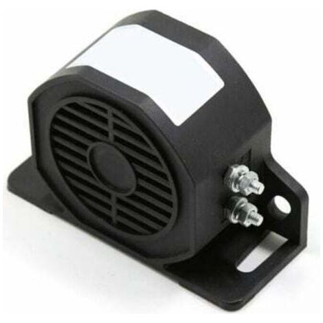 Waterproof reversing horn, super loud emergency alarm for car motor, 30W, 110dB, 12V-80V DC, model: black