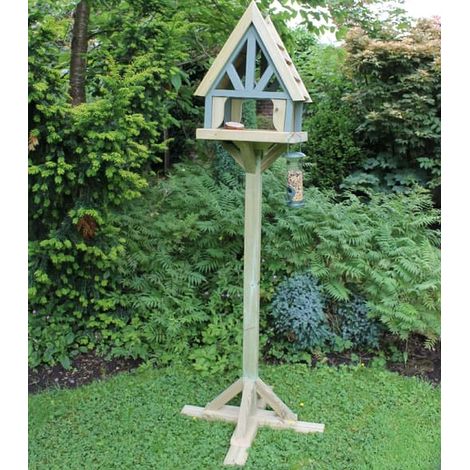 Pigeon Proof Bird Table - Timber - L41 x W41 x H192 cm - Partially Assembled (1/3)