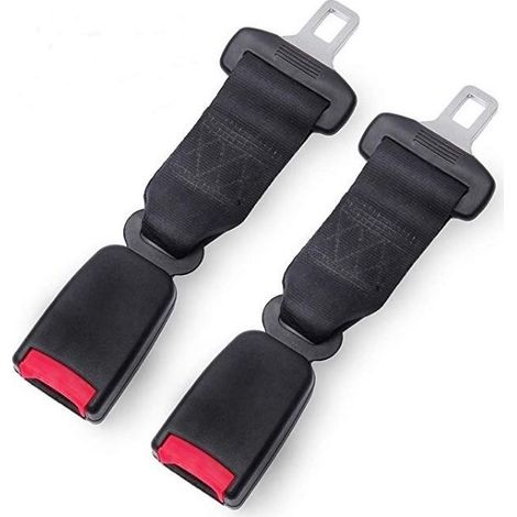 Cintura di sicurezza regolabile da 23 cm per seggiolino auto e sedia a rotelle, cinture di sicurezza universali per bambini con prolunga (confezione da 2) (1/4)