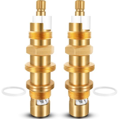 2-pack 910-030 shower valve cartridges, compatible with Price Pfister shower valves, ceramic valve cartridge replacement parts, compatible with Pfister bathroom shower valve faucet cartridges, made of