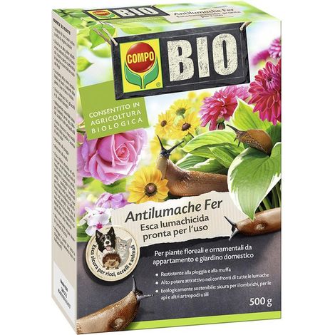 Lumachicida biologico per orto e giardino anti Lumache in granuli da 500 gr