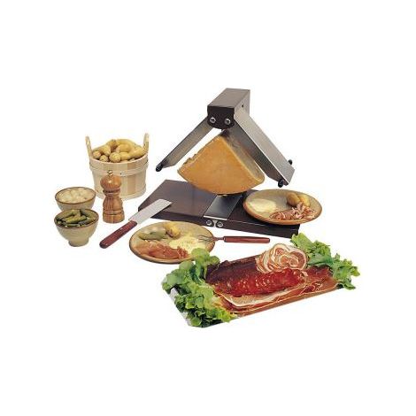 Appareil à raclette Louis Tellier Bron Coucke réglable fromage traditionnelle 900 W Brez 01 Marron